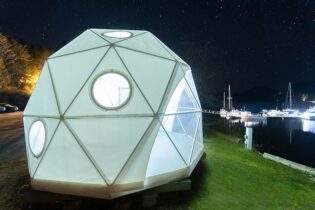 Our geodesic domes offer a unique glamping experience