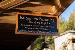The Backeddy Pub in Egmont, BC