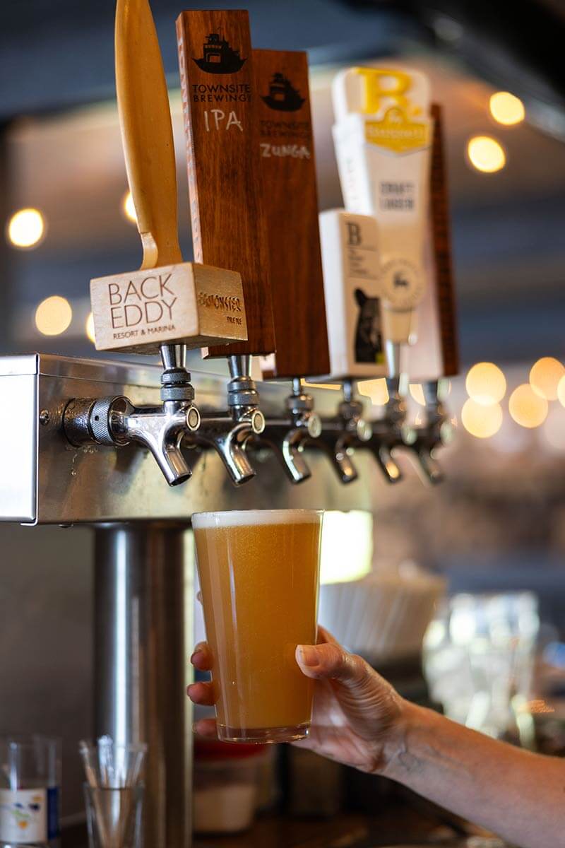 The Backeddy Pub Menu: BEER & WINE