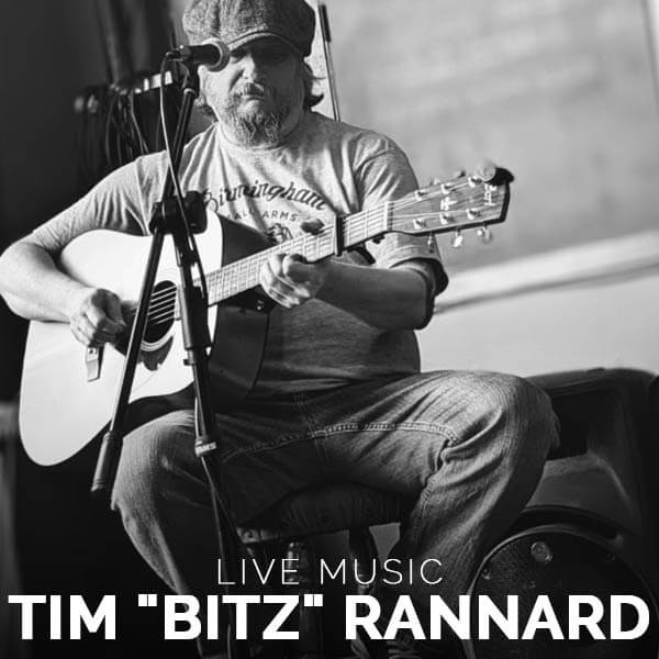Live music with Tim "Bitz" Rannard