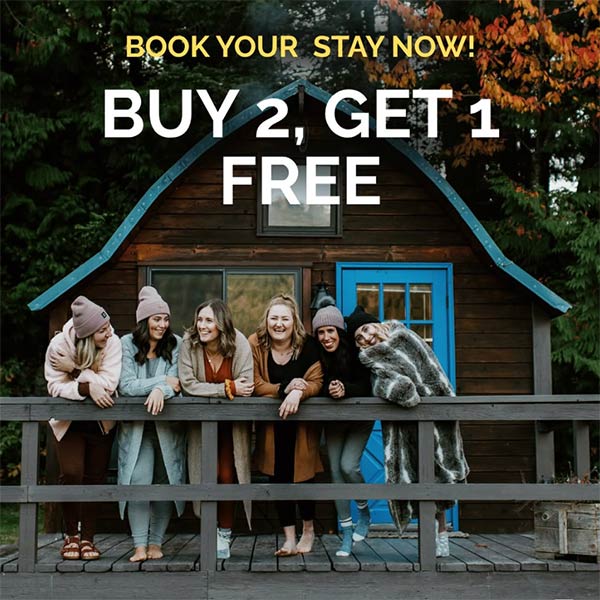 Buy 2 Nights, Get the 3rd Free!